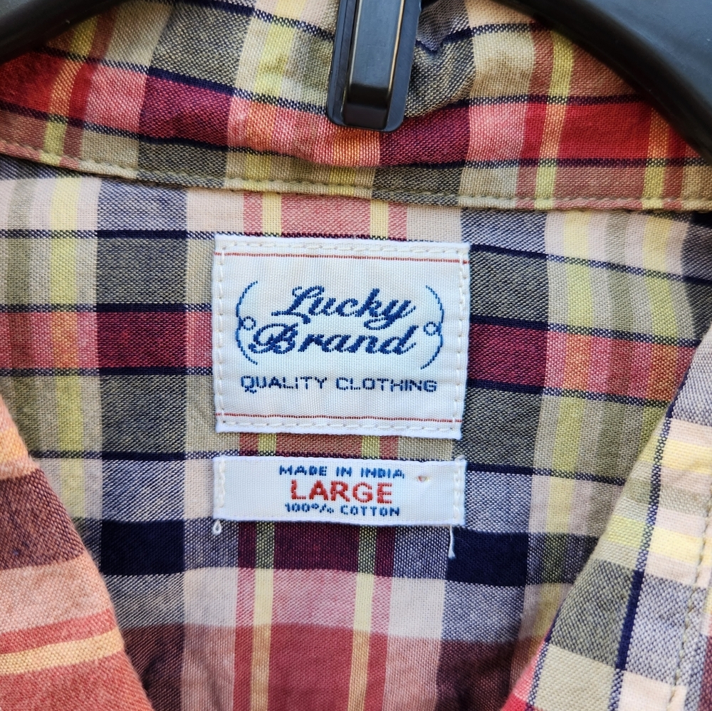 Lucky Brand Men's Button Front Shirt - Picture 3 of 6